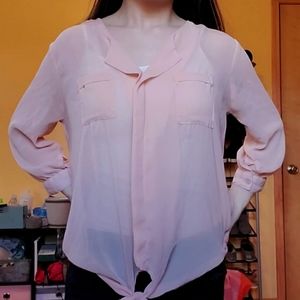Pink blouse